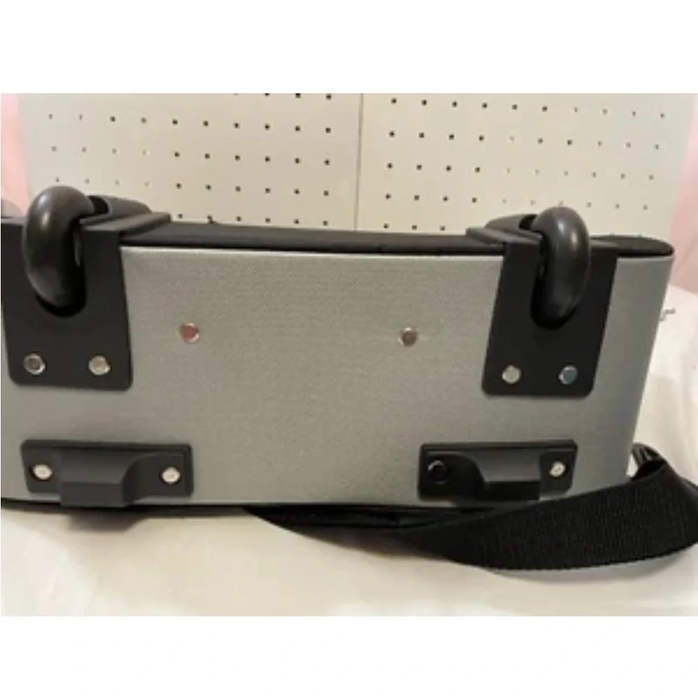 Bella Russo 16”Gray & Black Carry On Rolling Travel Bag Laptop